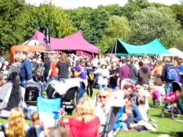 Templar Burgundy Canvas Festival Marquee & Gorgeous canopy woodfest 2017